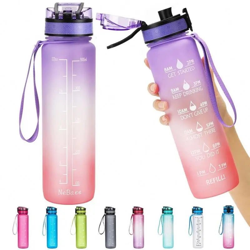 1 L Motivational Time Marker Bottle - StylePhase SA