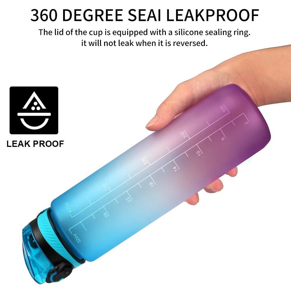 1 L Motivational Time Marker Bottle - Style Phase Home