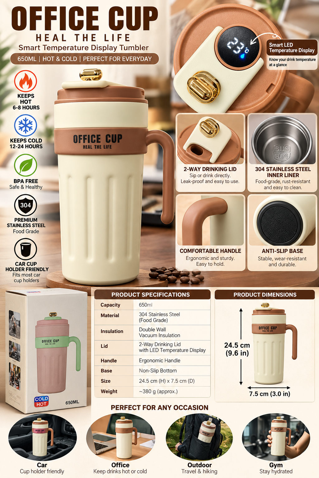 Office Cup features and specifications