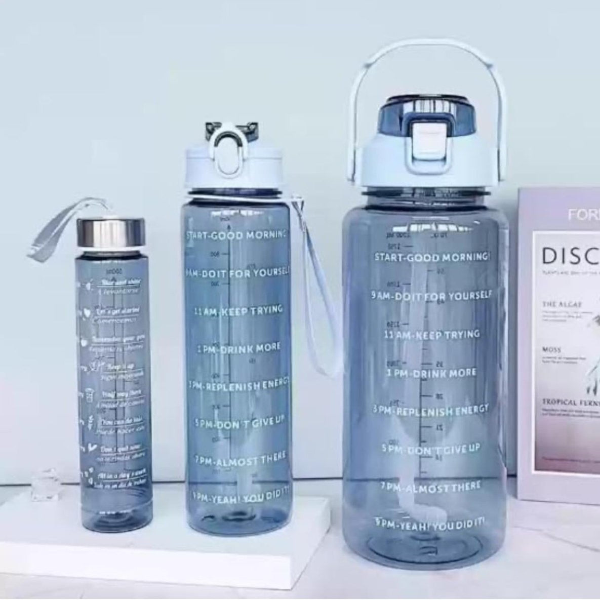 3PC Motivational Bottle Set - Home Phase