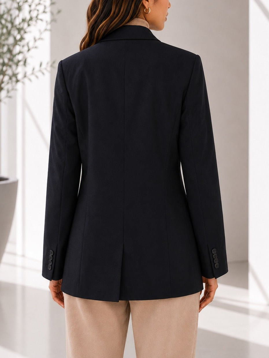 Black Button Ladies Blazer - StylePhase SA