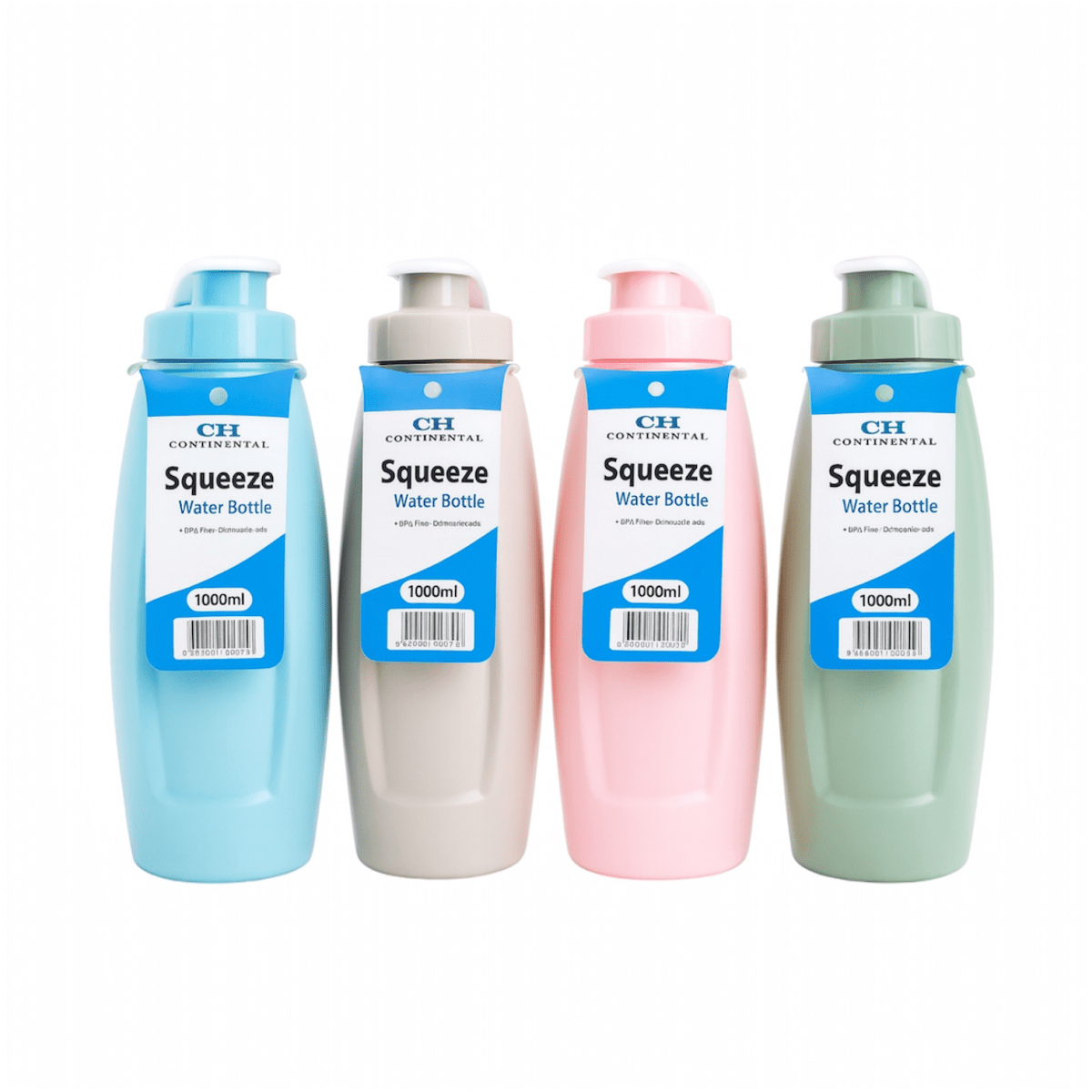 CH Squeeze Pastel Water Bottle - 1000 ml - Home Phase