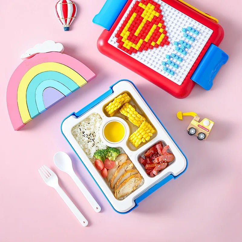 DIY Kids Block Lunch Box - Style Phase Home