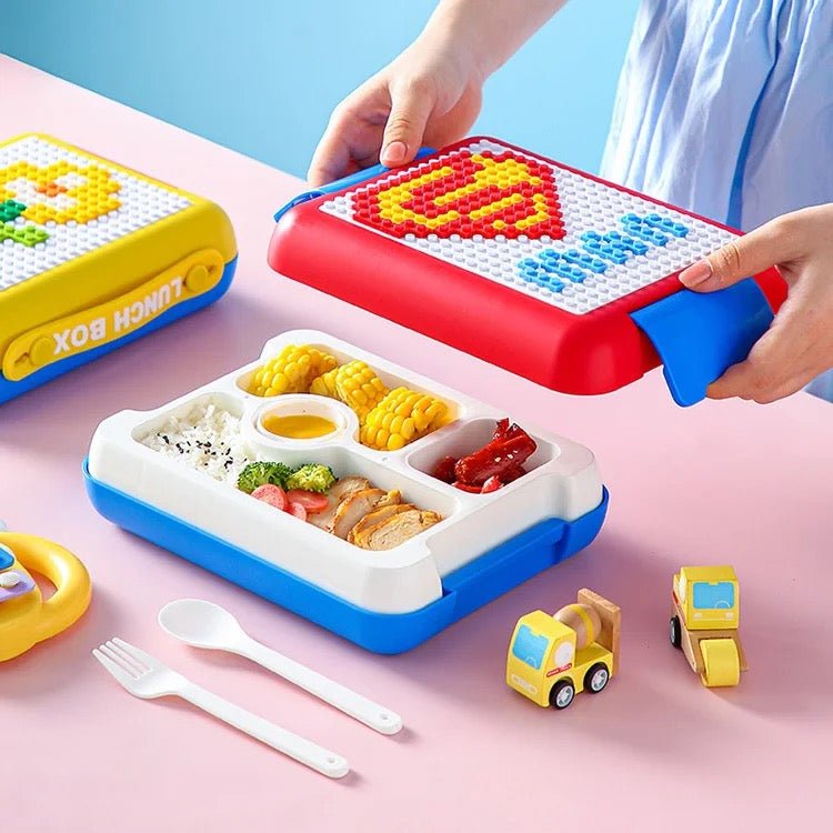 DIY Kids Block Lunch Box - Style Phase Home
