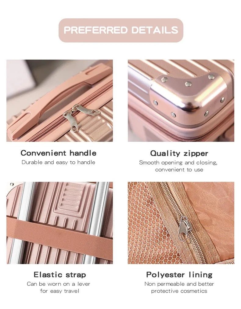 Hard Shell Cosmetic Travel Bag - Style Phase Home