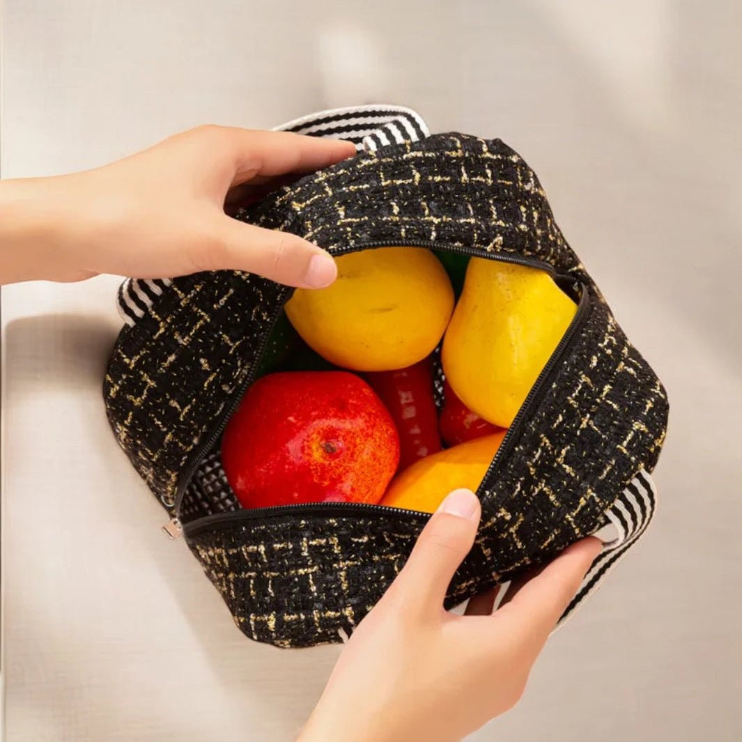 Insulated Tweed Lunch Bag - Home Phase