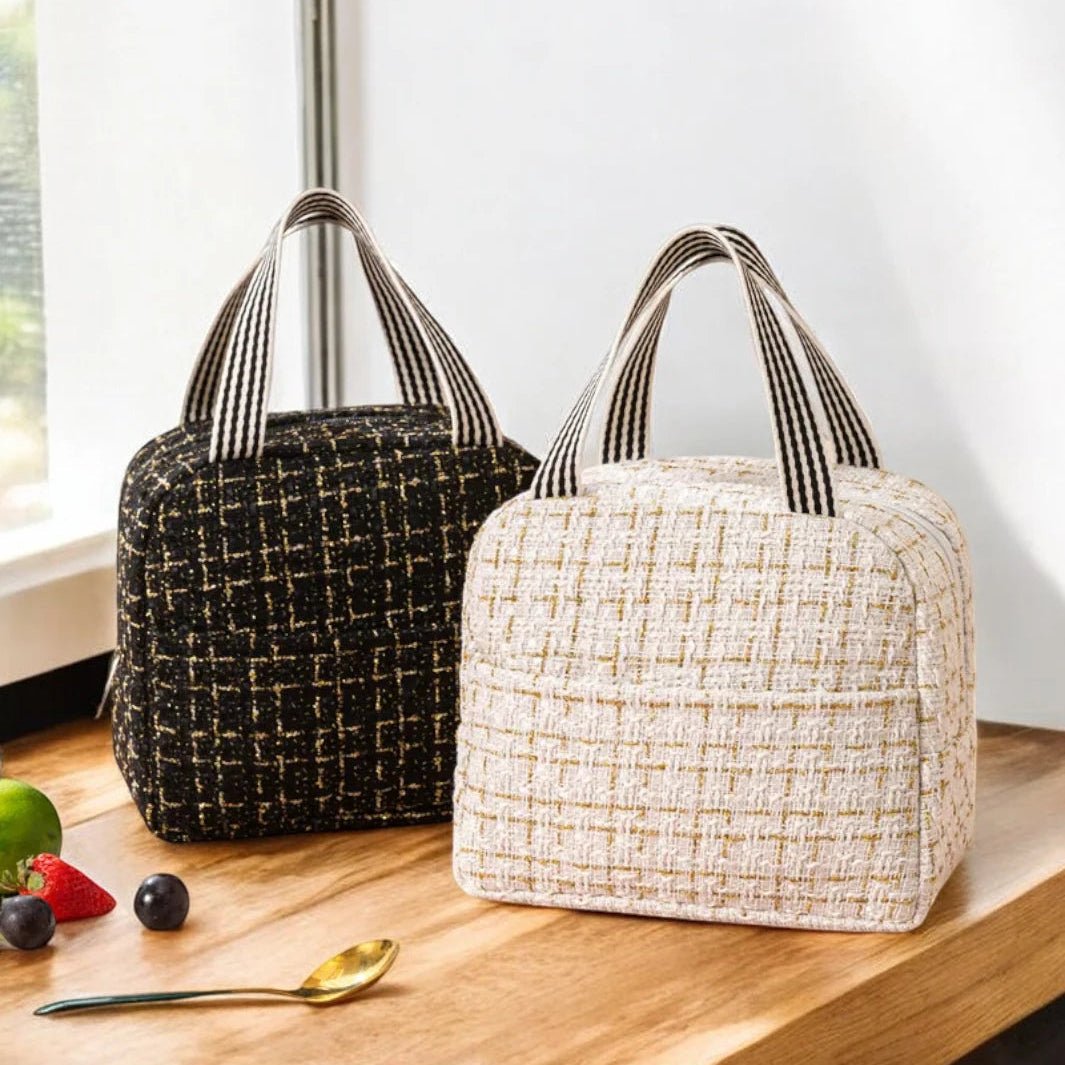 Insulated Tweed Lunch Bag - Home Phase