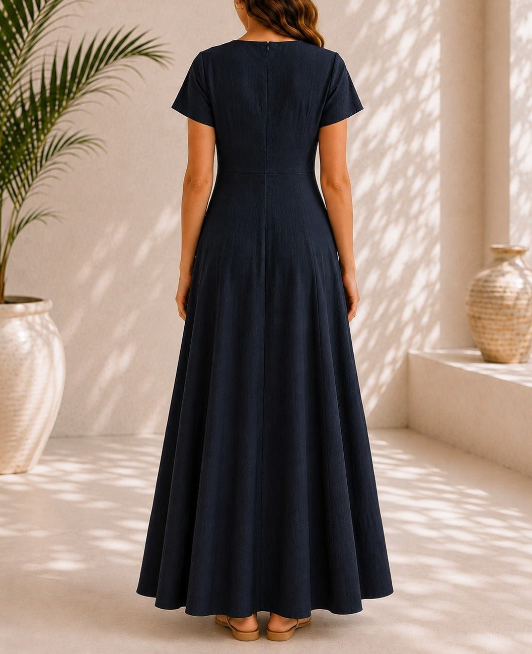 Ladies Black Bow Pocket Dress- New Feeling - StylePhase SA