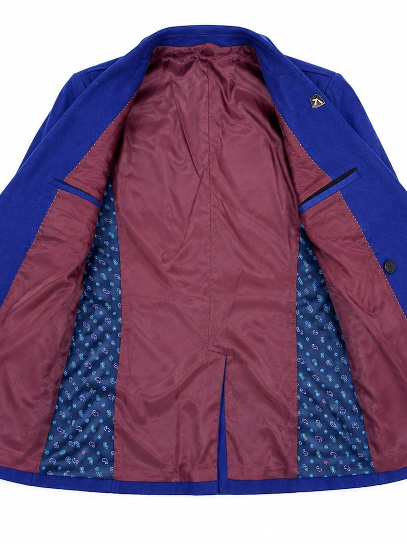 Ladies Blue Double Breast Blazer - StylePhase SA