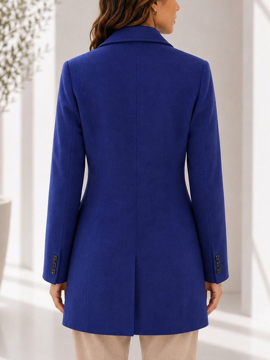 Ladies Blue Double Breast Blazer - StylePhase SA