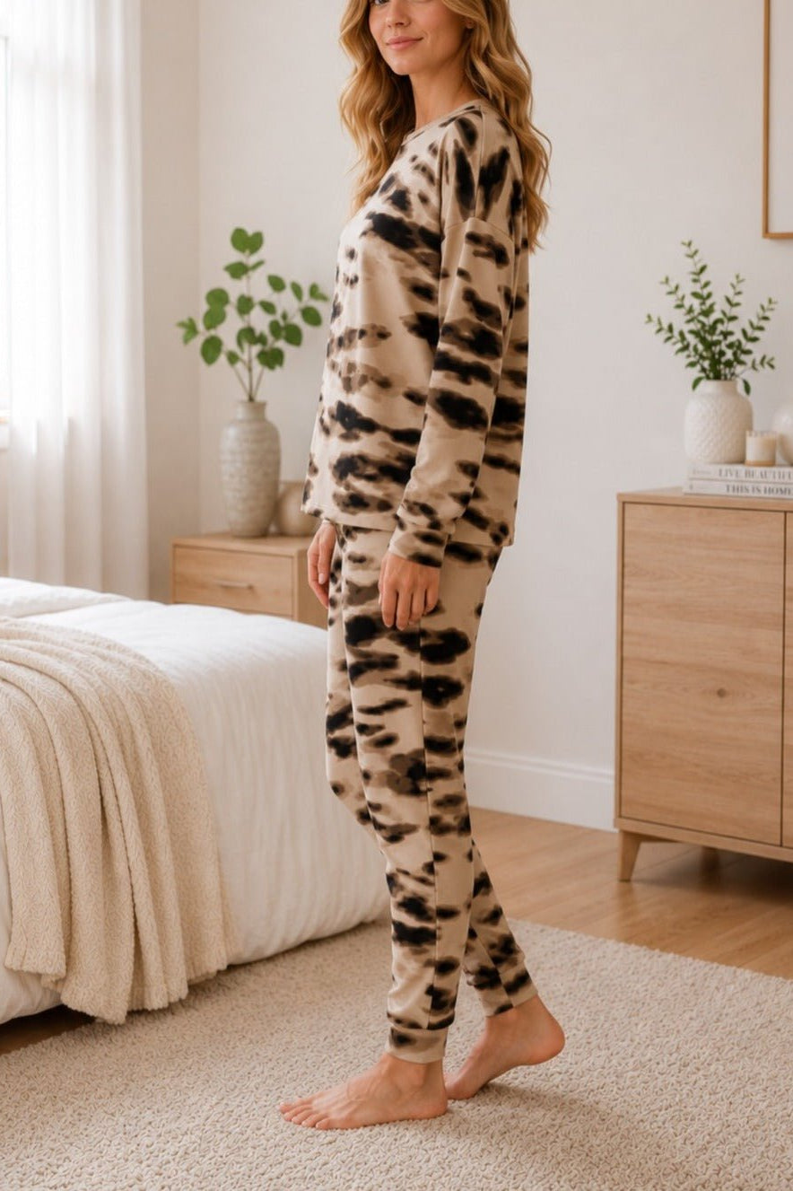 Ladies Brown Shaded Pj Set - StylePhase SA