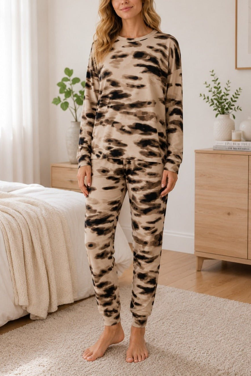 Ladies Brown Shaded Pj Set - StylePhase SA
