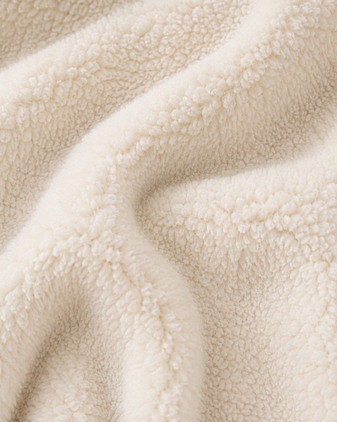 Ladies Cream Fleece Zip Thru Jacket - StylePhase SA