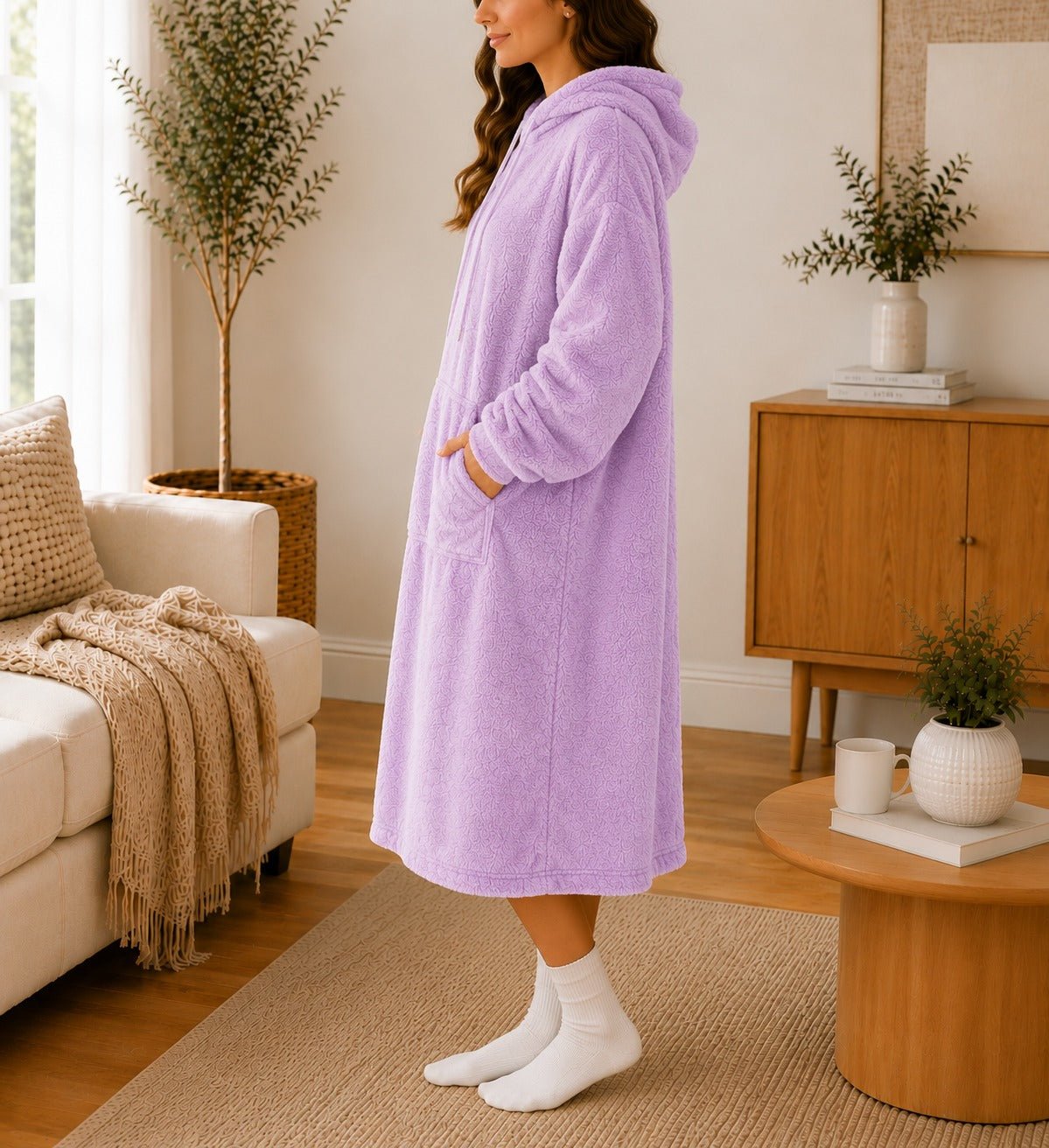 Ladies Lilac Drawstring Huggers - StylePhase SA