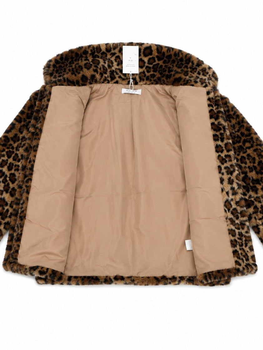 Ladies New Feeling Faux Fur Leopard Print Jacket - StylePhase SA