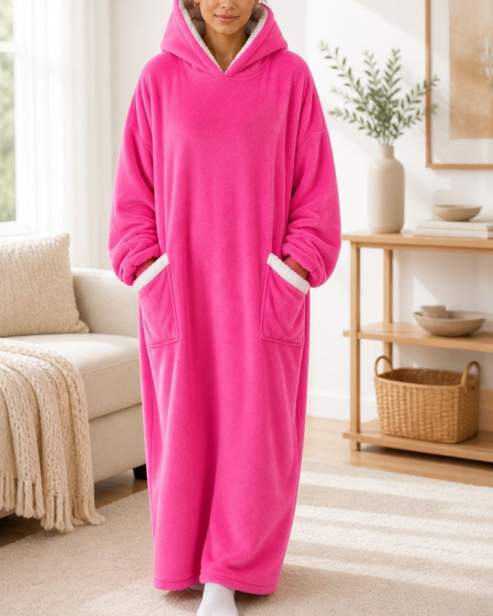 Ladies Pink Plush Huggers - StylePhase SA