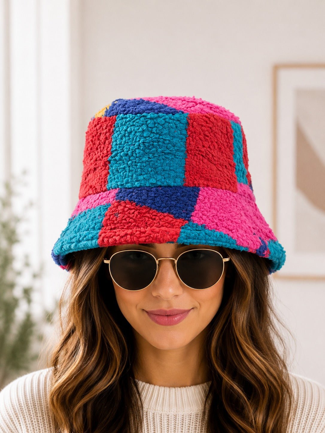 Ladies Plush Bucket Hat-Vibrant - StylePhase SA