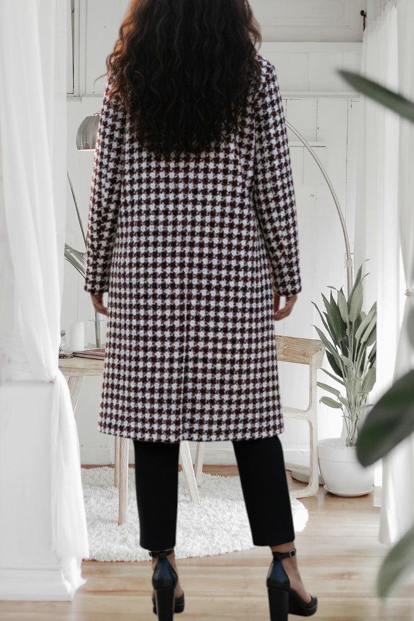 Ladies Red And White Heavy Weight Coat - StylePhase SA