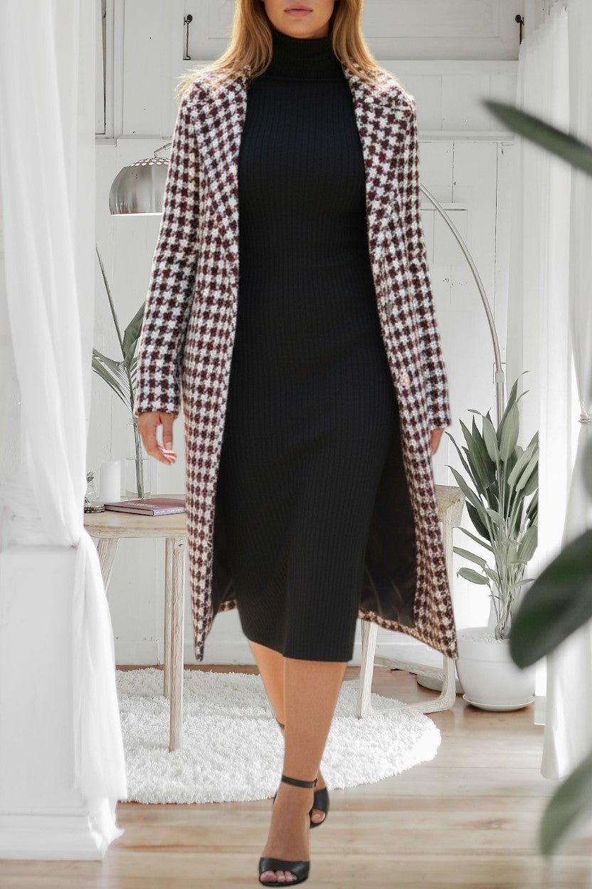 Ladies Red And White Heavy Weight Coat - StylePhase SA