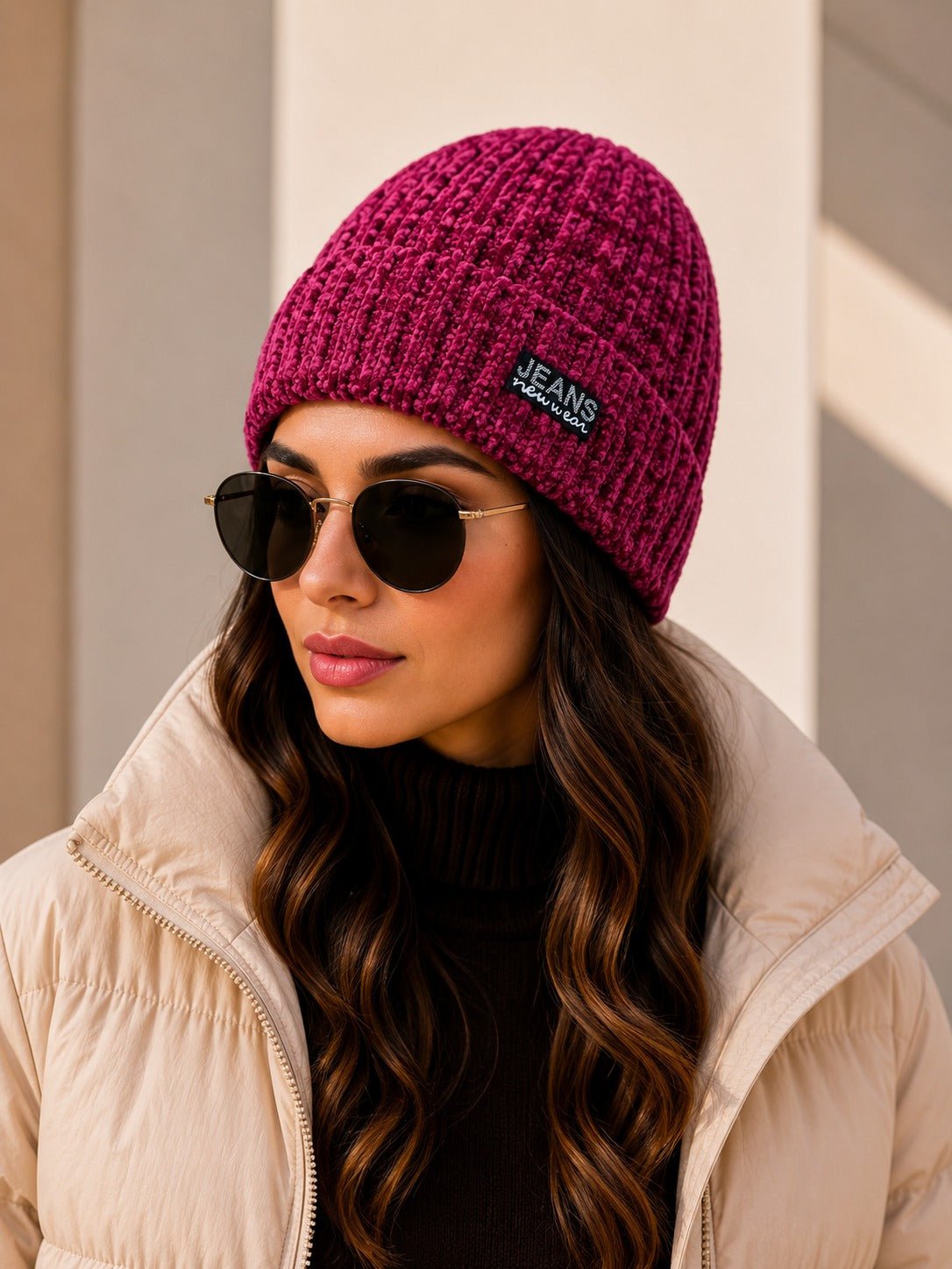Ladies Red Fleece Beanie - StylePhase SA