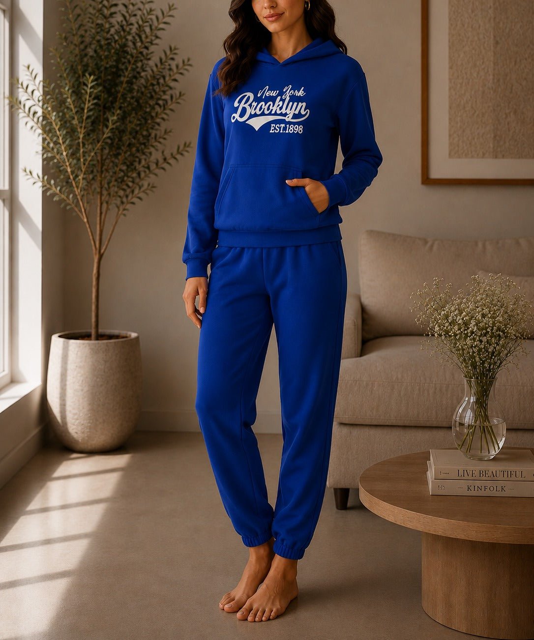 Ladies Royal printed Tracksuit Set - Brooklyn - StylePhase SA