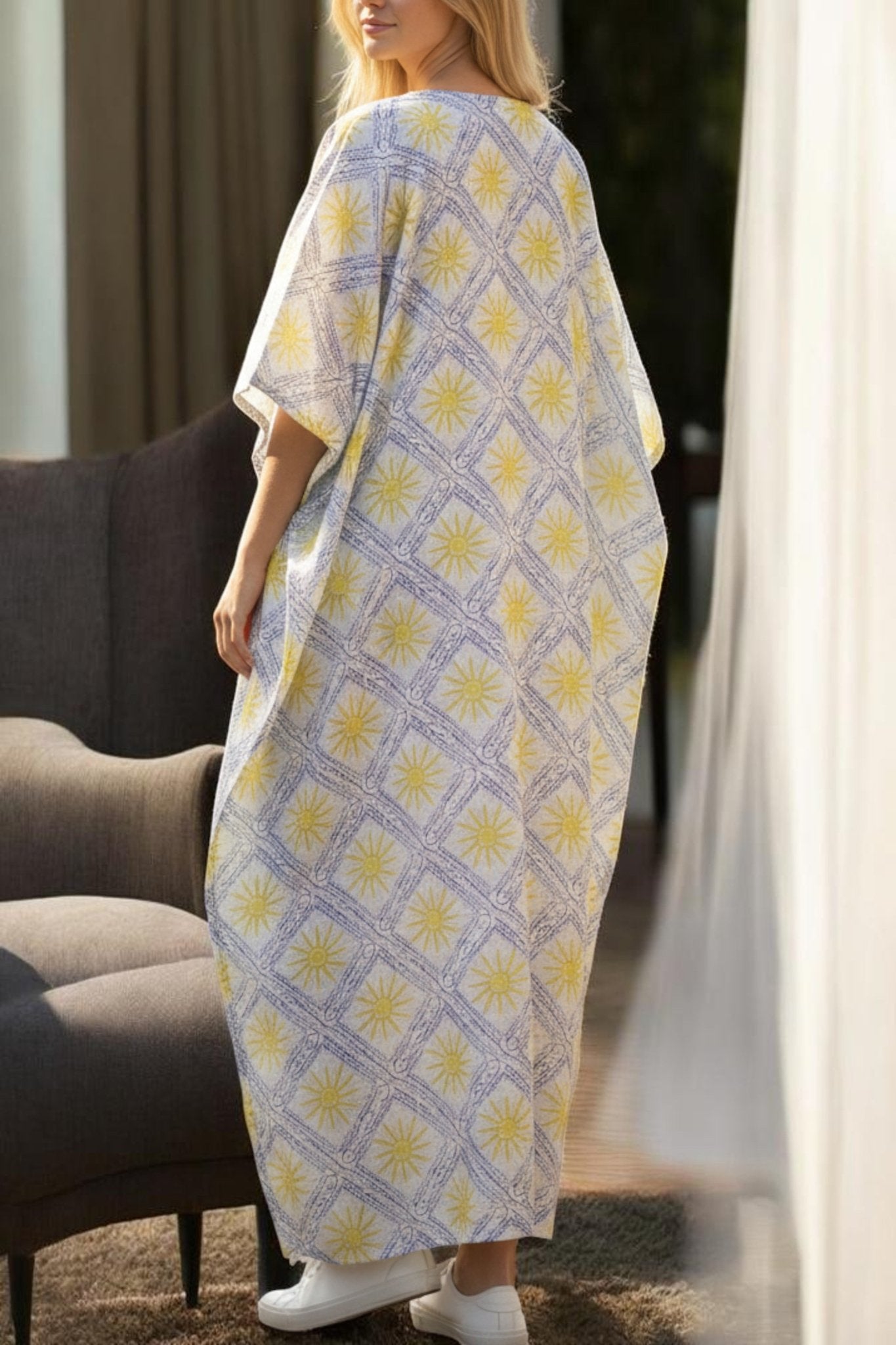 Ladies Sun Printed Free Size Kaftan - StylePhase SA