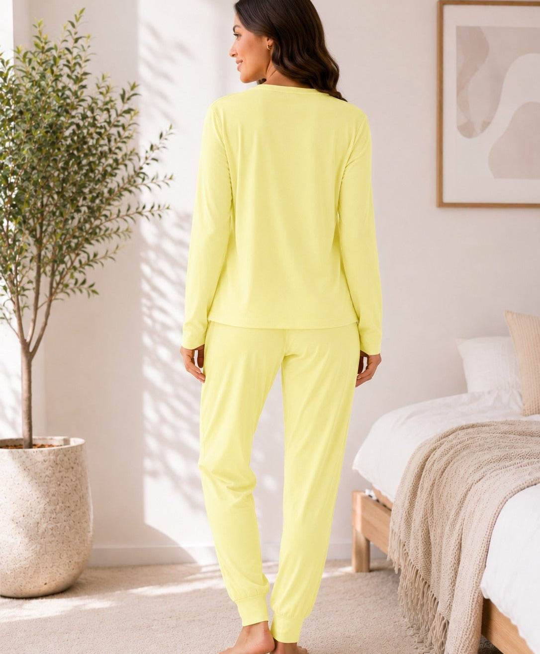 Ladies Yellow Pj Set -All Of Me Loves All Of You - StylePhase SA