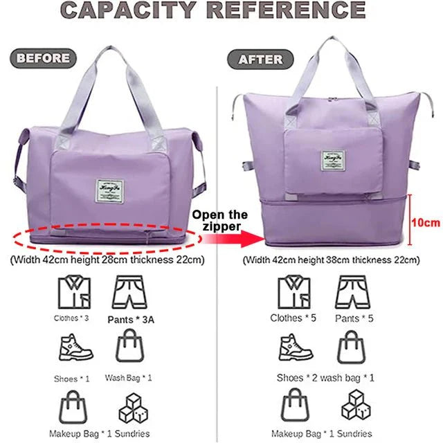 Large Oxford Foldable Travel Bag - Style Phase Home