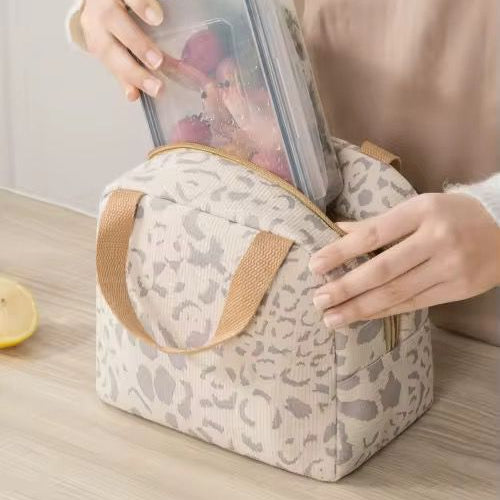 Leopard Insulated Lunch Bag - Home Phase
