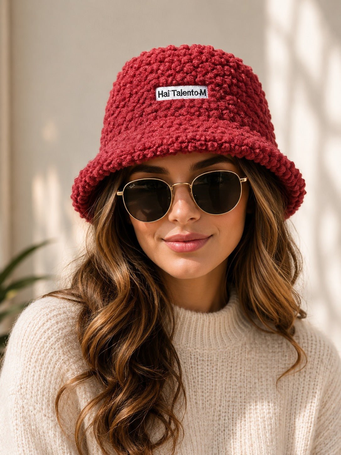 Maroon Lined Bucket Hat - StylePhase SA