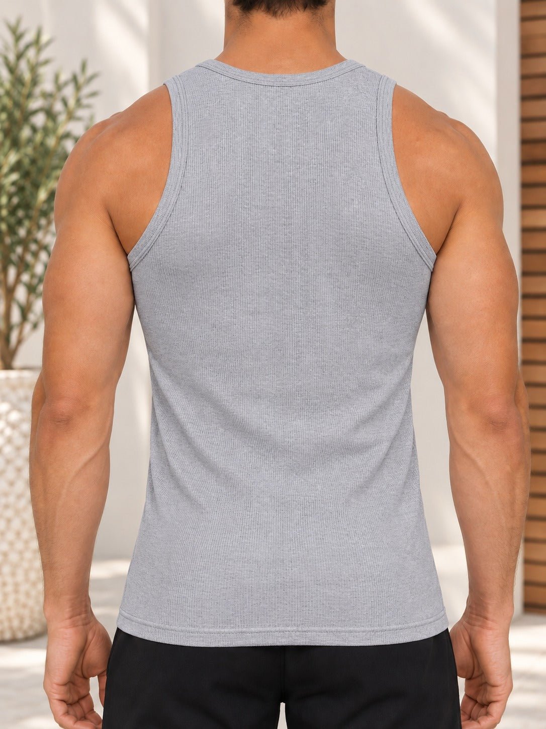 Men's Grey Vest - StylePhase SA