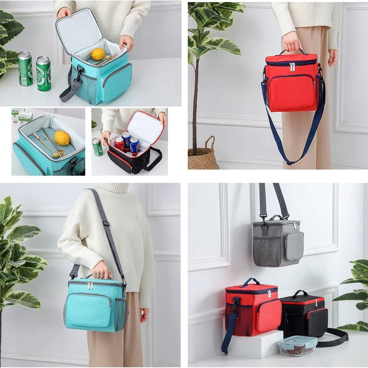 Oxford Sling Insulated Lunch Bag - 10 Litre - Style Phase Home