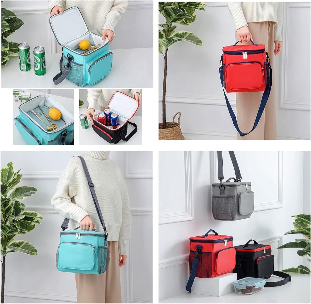 Oxford Sling Insulated Lunch Bag - 10 Litre - Style Phase Home