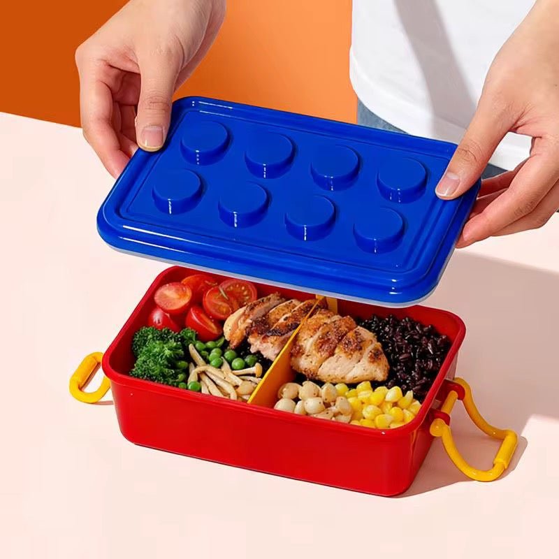 Plastic Block Lunch Box +Water Bottle - Home Phase
