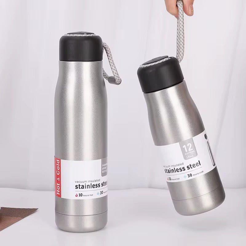 Smart Stainless Steel Vacuum Insulated Flask - 420 ml - Style Phase Home