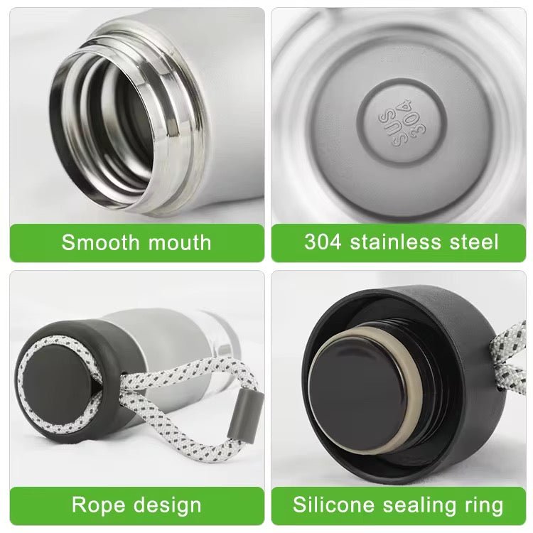 Smart Stainless Steel Vacuum Insulated Flask - 420 ml - Style Phase Home