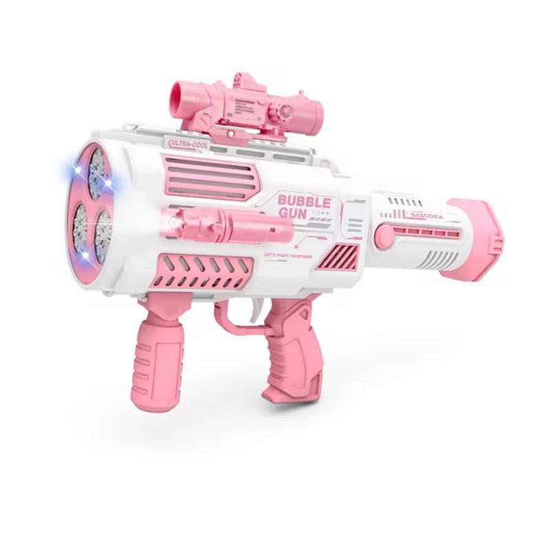 Supersized High Power Electric Automatic Bubble Gun Toy - StylePhase SA