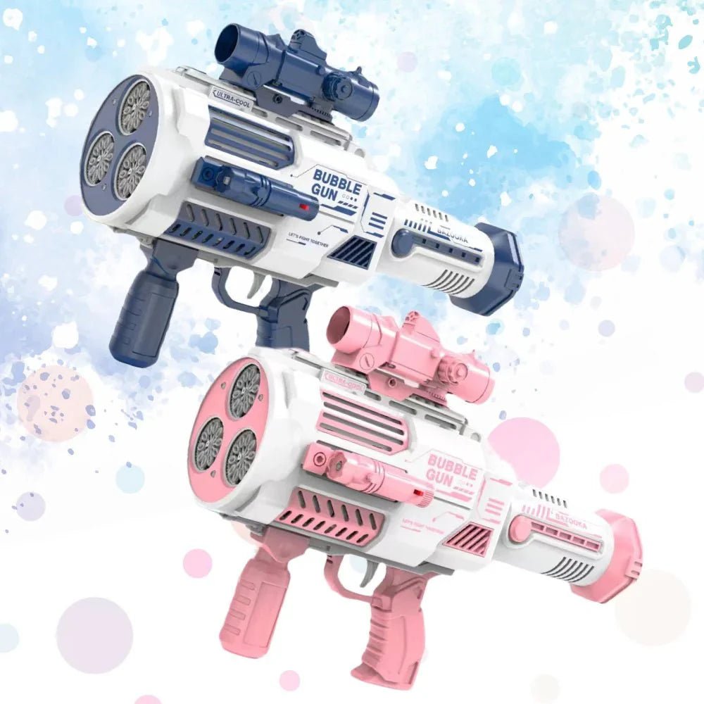 Supersized High Power Electric Automatic Bubble Gun Toy - StylePhase SA