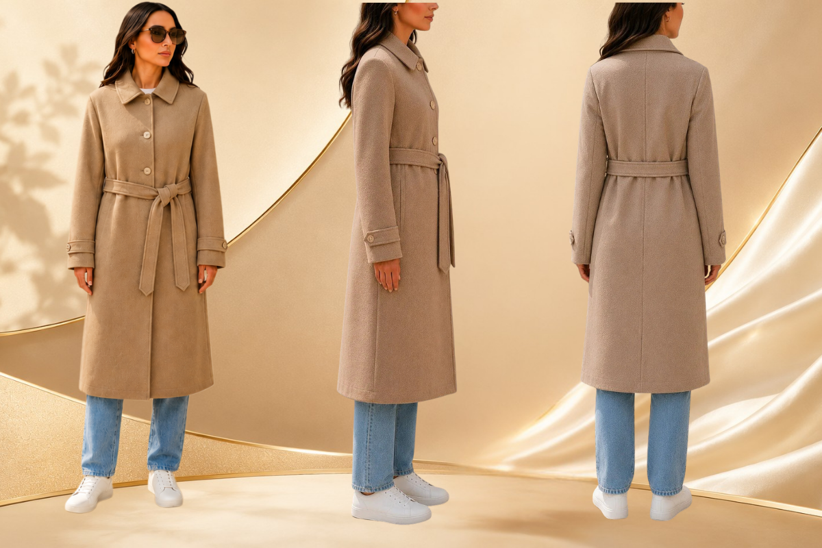 3 Ways to Style Your Camel Pleated Button Melton Coat