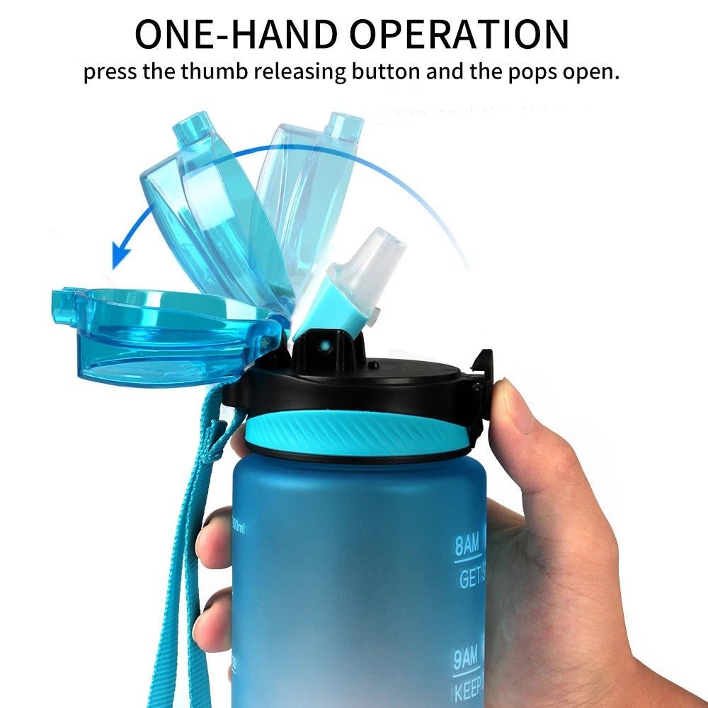 1 L Motivational Time Marker Bottle - Style Phase Home