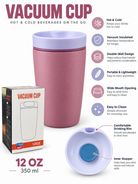 Dusty pink vacuum cup product features