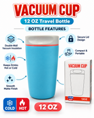 Blue vacuum cup features