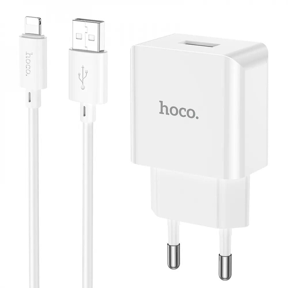 1m Hoco Lightning Cable + Port - StylePhase SA