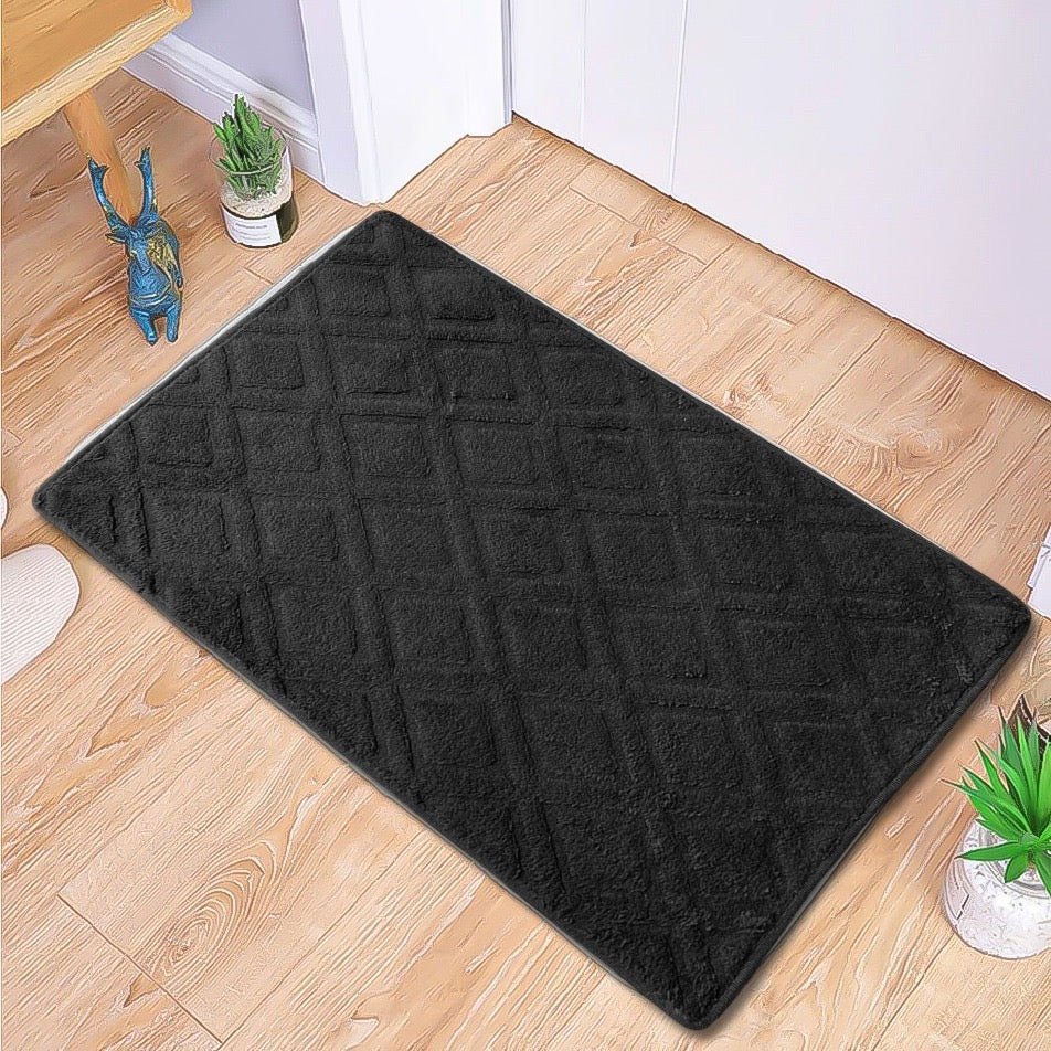 1PC Soft Embossed Bathroom Mat - Diamond Design - StylePhase SA