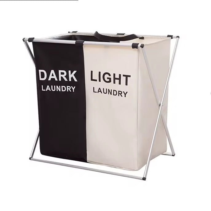 2 Compartment Dark & Light Laundry Basket - StylePhase SA