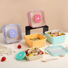 2 Layer Pastel Bento Lunchbox - 2.1 L - Style Phase Home