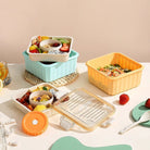 2 Layer Pastel Bento Lunchbox - 2.1 L - Style Phase Home
