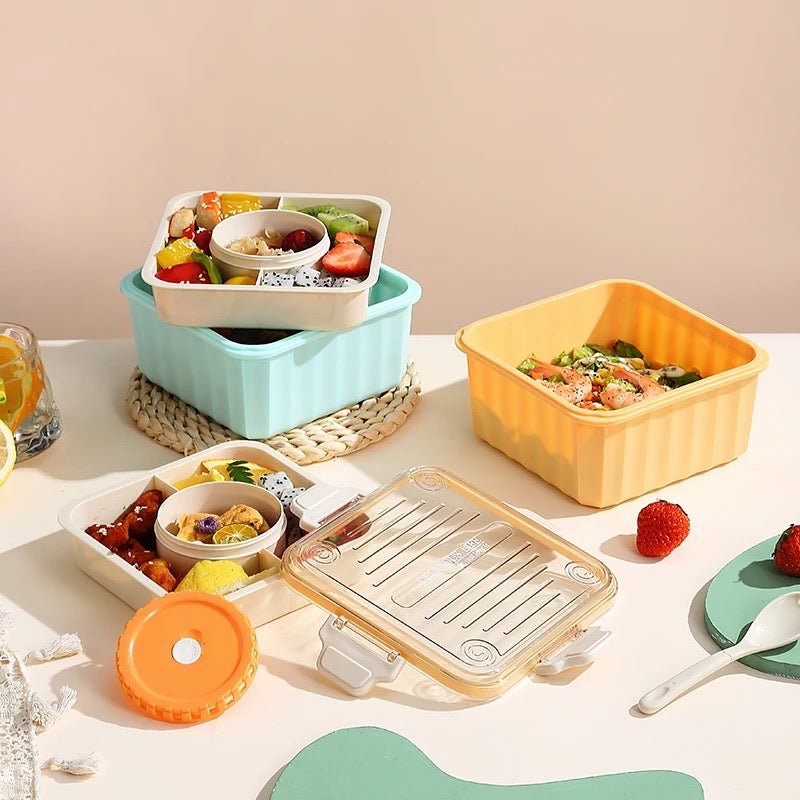 2 Layer Pastel Bento Lunchbox - 2.1 L - Style Phase Home
