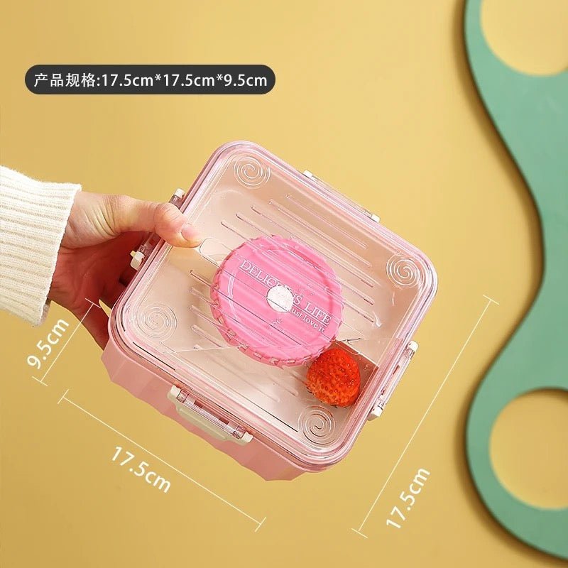 2 Layer Pastel Bento Lunchbox - 2.1 L - StylePhase SA