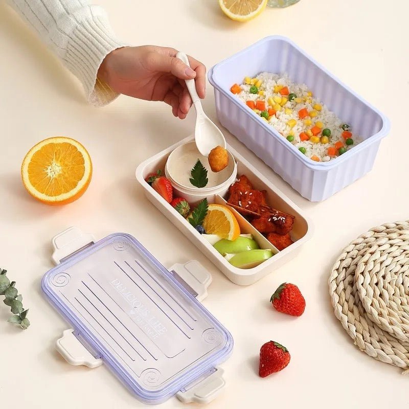 2 Layer Pastel Bento Lunchbox - 2L - StylePhase SA